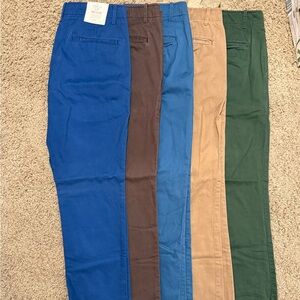 5 Pairs Gap Lived In Slim Khaki 32x30